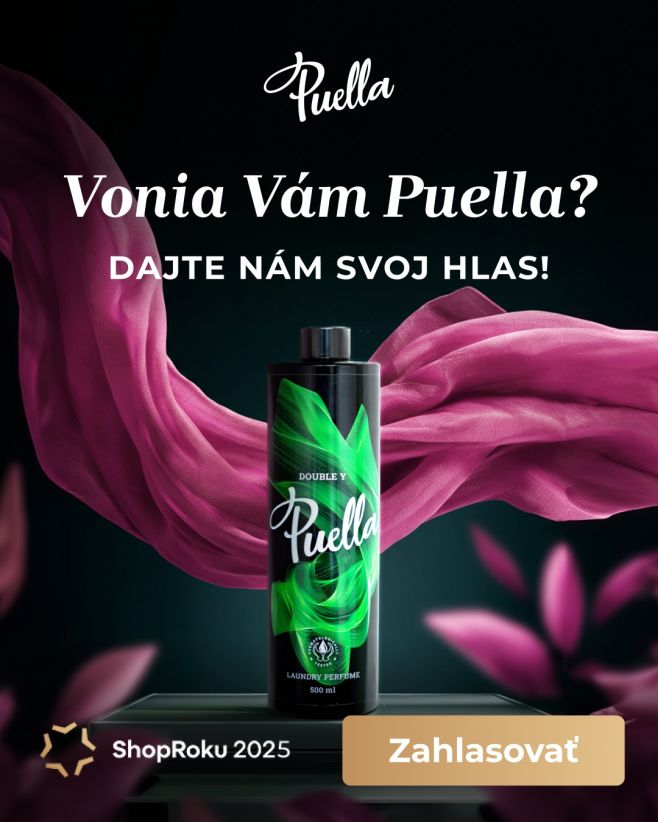 🎉 Voniame vám? Budeme radi, ak nám dáte svoj NOS! Podporte Puella v súťaži SHOP ROKU 2025 v kategérii Cena popularity!...